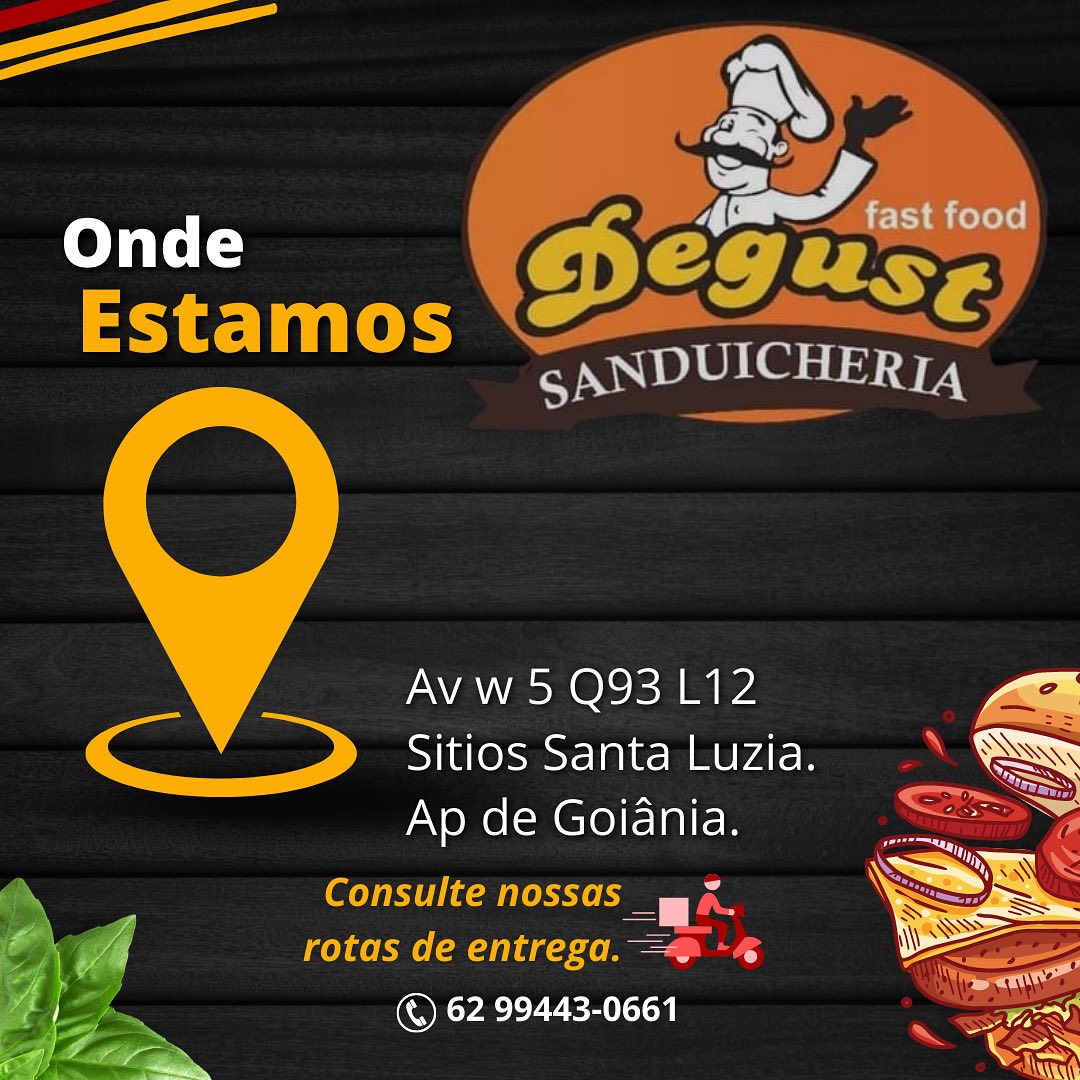 sanduicheria aberta agora, delivery Santa Luzia, Degust Sanduicheria, lanche artesanal