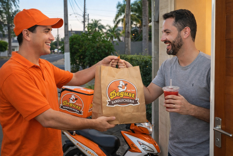 sanduíche artesanal, delivery Santa Luzia, Degust Sanduicheria, lanche rápido, combos promocionais de